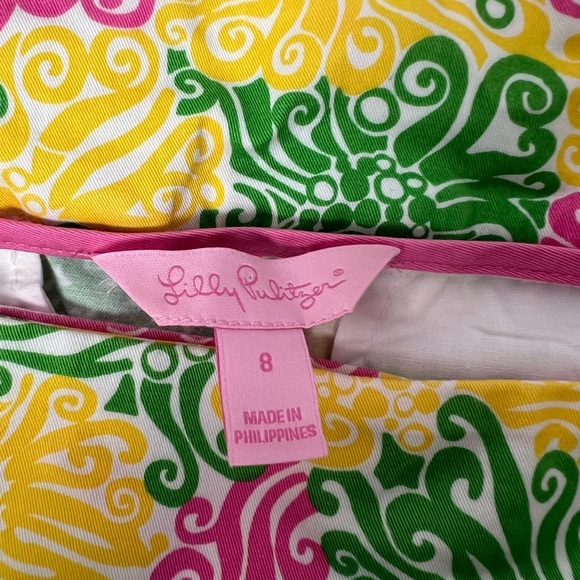 Lilly Pulitzer Crop Ankle Pants Sunny Lion AOP Women’s 8 - Picture 7 of 9